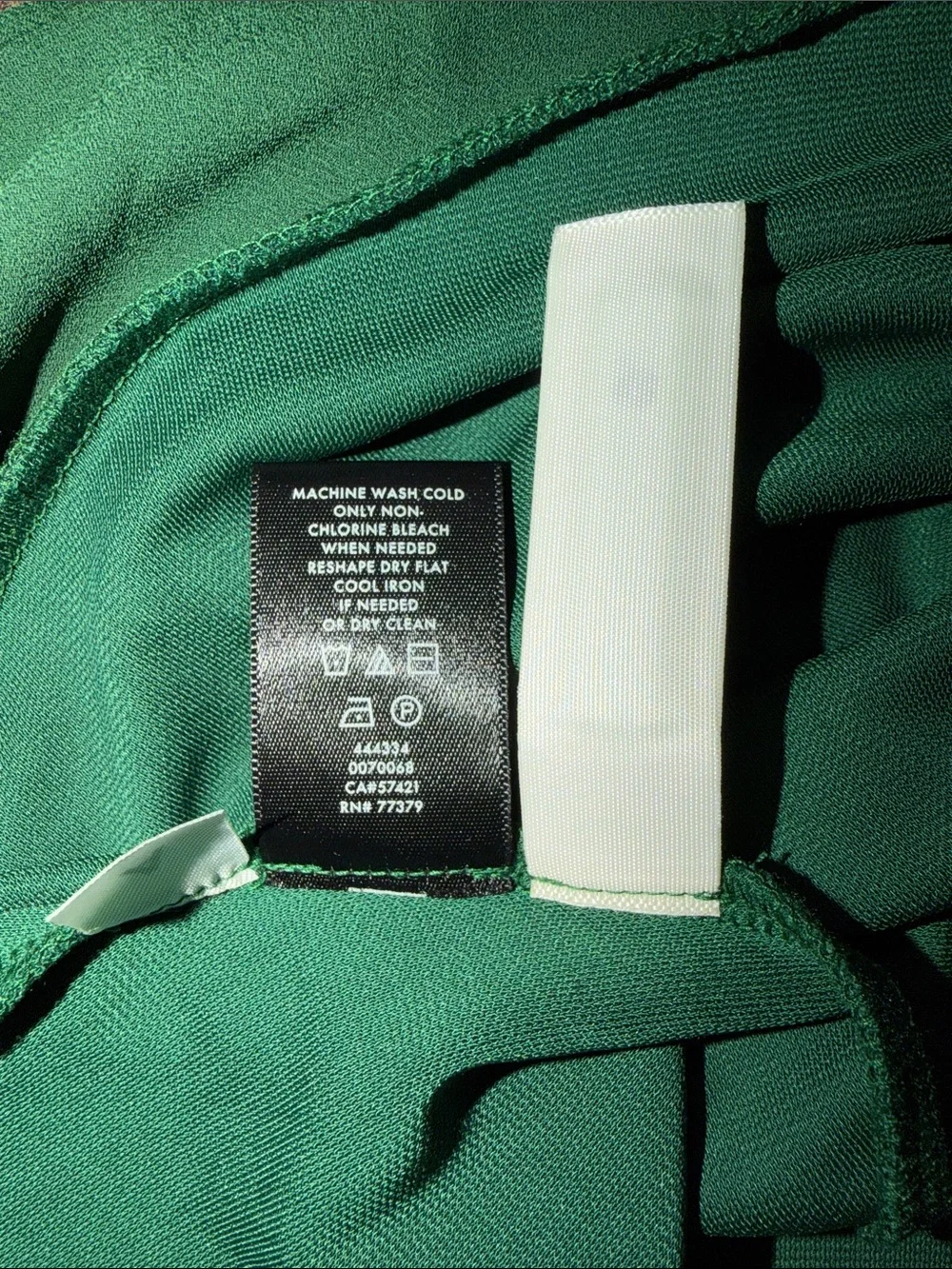 Ann Taylor 0 Green Ruffle Shoulder Hem Long Sleeve Back Zip Jersey Dress